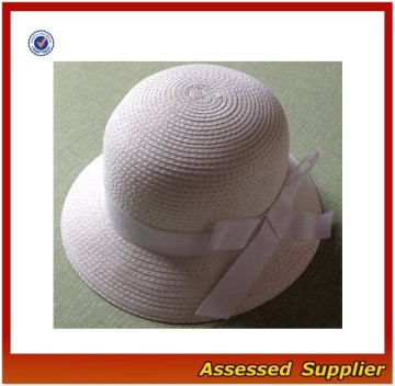 SH054/ Cute straw baby hat/ cheap baby summer hat