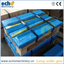 martensitic steel with ceramic Rubble Master RM100 blow bar for building rubble