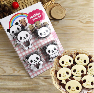 shape panda kids cookie cutter