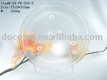 microwave turntable glass dish/plate