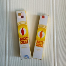 Small box white stick candle 6pcs candle
