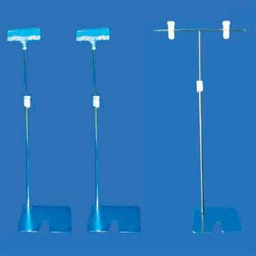 "T" POP display on the table, pop display stands