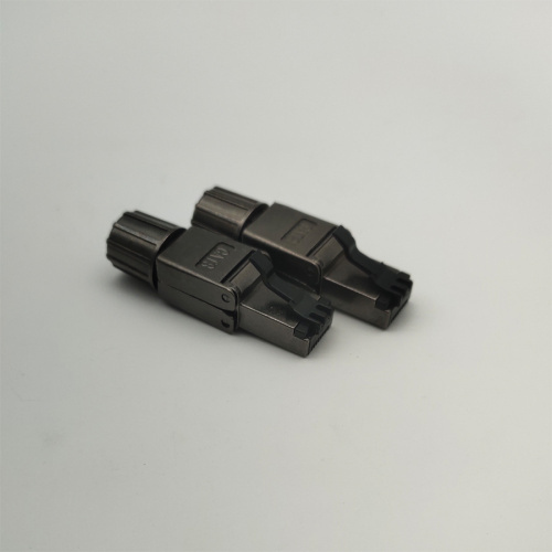 180 degrés Cat8 Zinc Casting RJ45 Plug modulaire