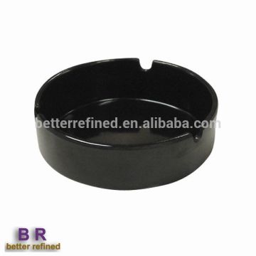 Ashtray Clear glass, black glass