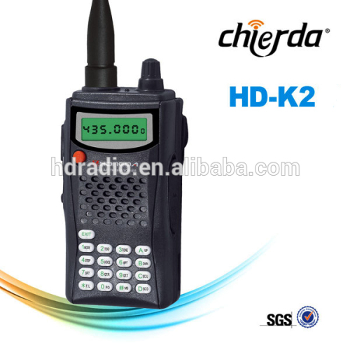 Cheap vhf uhf two way radio walkie talkie with FM radio handheld cb radio HD-K2AT