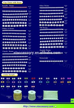 Wholesale crystal cup chain