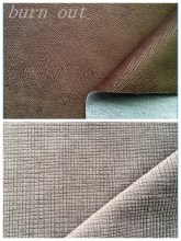 fox stripe plain and printed soft fabric for sofa