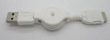 USB Male To USB Male Retractable USB Cable for cellular pho