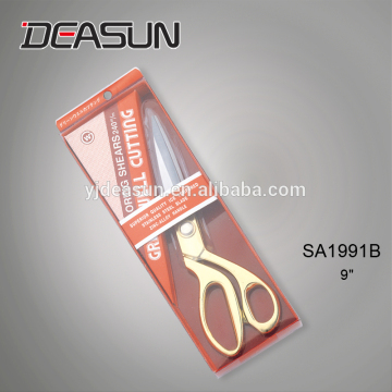 SA1991B Golden handle tailor sewing scissors