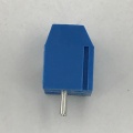 Euro style PCB blue small screw terminal block