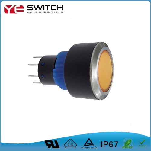 22MM dot-switch Large head round thin button switch