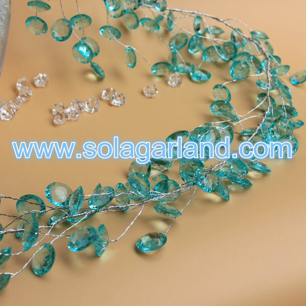 Crystal Beaded Garland Branch