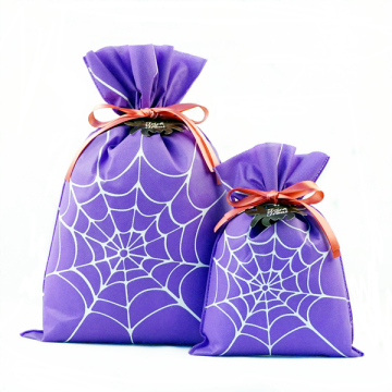Pureple Gift Bag Packing Halloween Candies