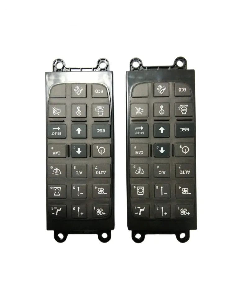 挖掘机开关控制面板 EC210D EC300D EC480D 用于VOE14594714空调控制开关零件开关面板