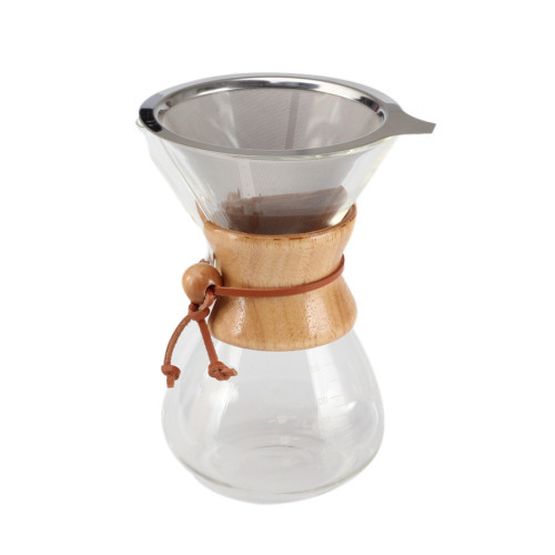 800ML Glass coffee maker pot with filter