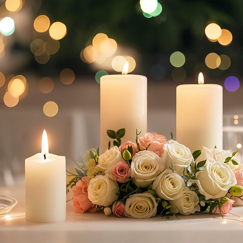 Класічная царква верхняя духмяная свечка цыліндрычная свечка