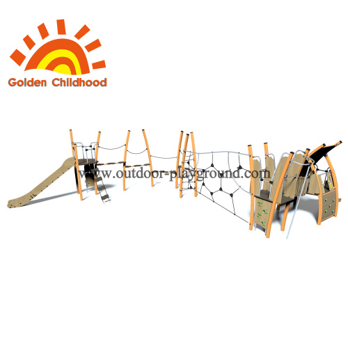 Park Outdoor Playground Equipment Net Untuk Anak-Anak