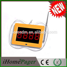 Wireless small display receiver for restaurant