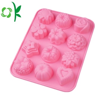 Khuôn silicone của FDA cho công cụ nướng bánh sô cô la