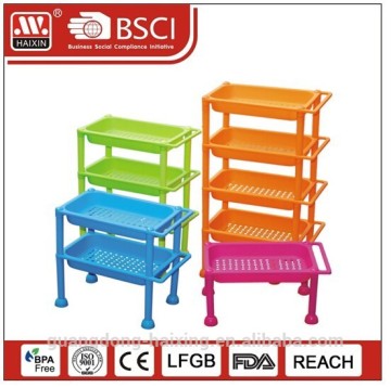 Plastic storage rack