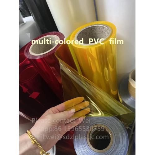 2023 Warna film plastik PVC kaku untuk thermoforming