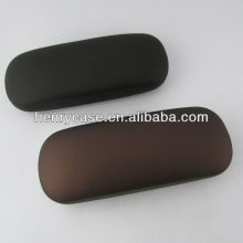 fashion metal leather reading glasses case