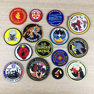Promotion custom 3D logo soft PVC rubber patch