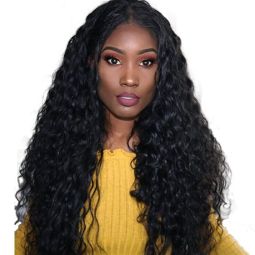 Natural color Deep curly Indian hair pieces for black women natural black curly hair