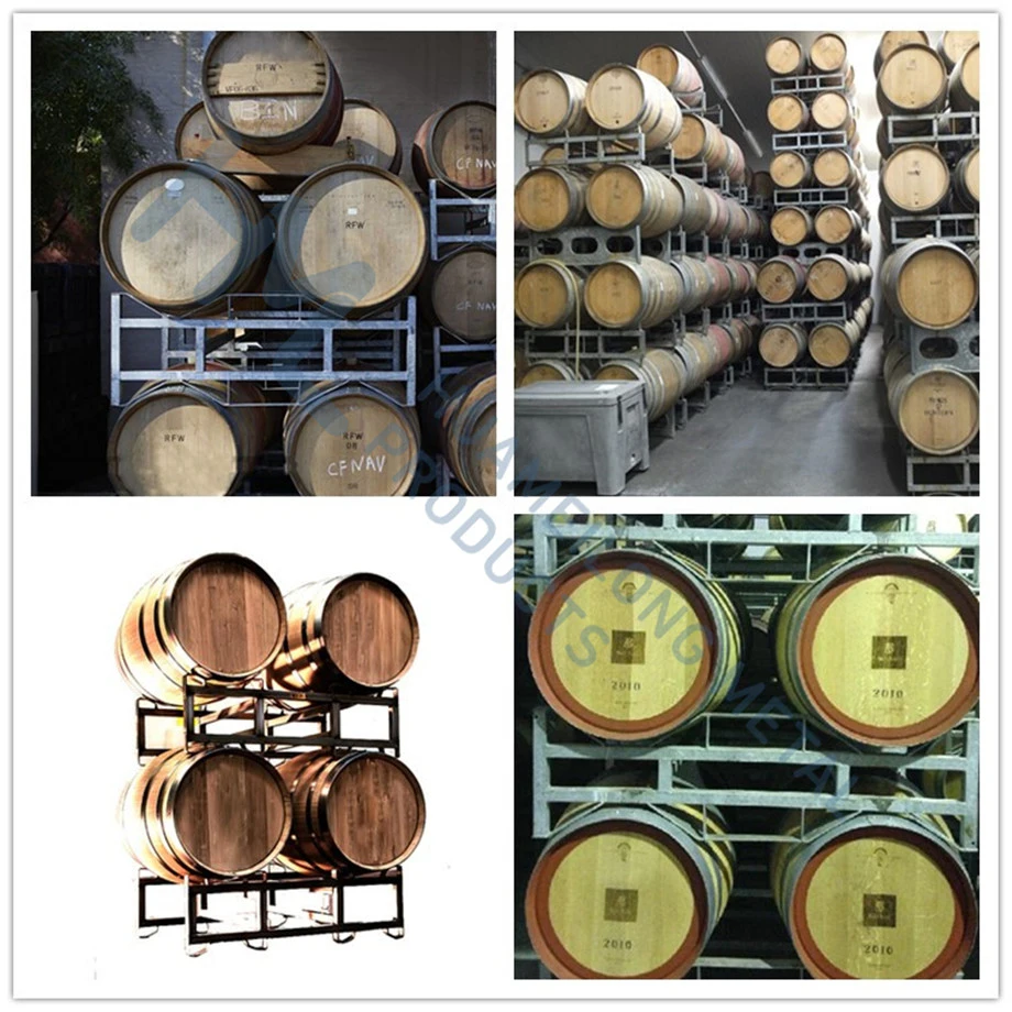 American Wine Supply Wholesale Double Bar Barrel Rack