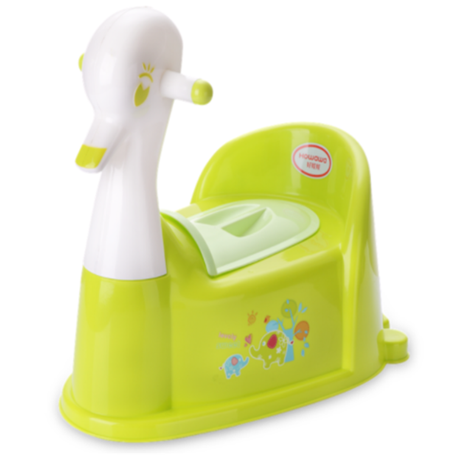 Duck Shape Plastic Trainet Toilet Train with Music