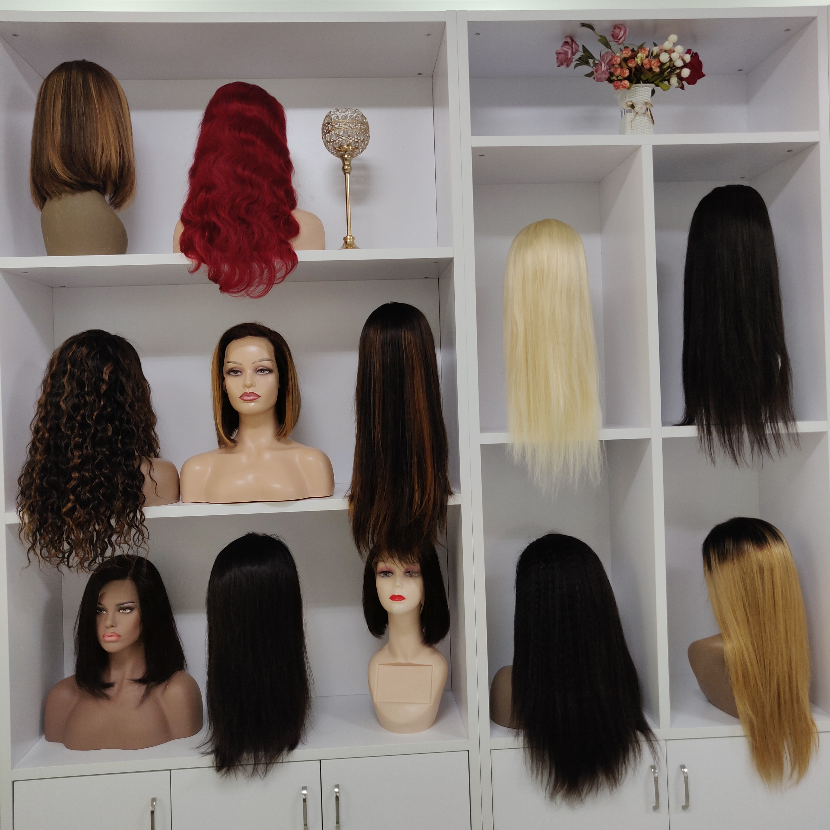 Natural Color Long Swiss Lace Straight Hair Wig For Black Women 100% Raw Indian Human Hair Lace Front Wig