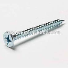 Double fine thread drywall screw
