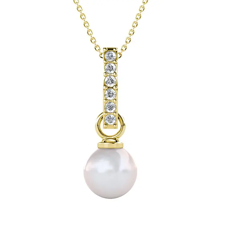 Women Jewelry Large Pearl Pendant Necklace Mother Day Gifts 2021