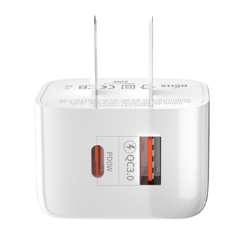 20w usb-c + qc pd chargeur us plug