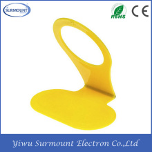 Plastic mobile phone charging hanger holder Colorful foldable cellphone charging hanger holder