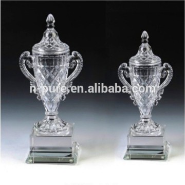 Clear Customize Size Crystal Trophy Cup