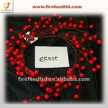 Red beeds decorative straw