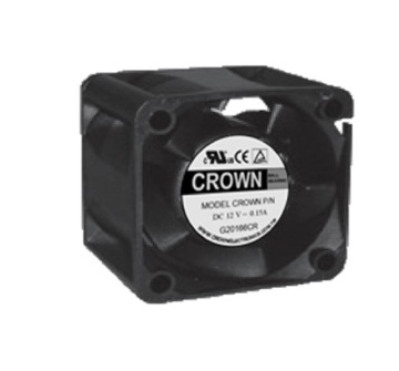 CROWN 03828 12vDc Brushless Silent Axial Cooling Fan