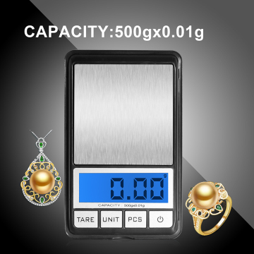 500g~0.01Mini Digital Scales Pocket Jewelry Scales Precision Electronic Balance Weight Household Balance Digital Scale