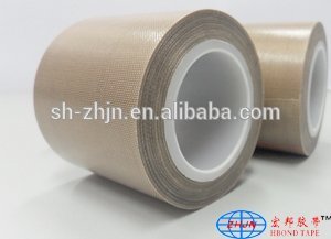 high quality PTFE Teflon coated fiberglass mesh fabric tape for sealing machine