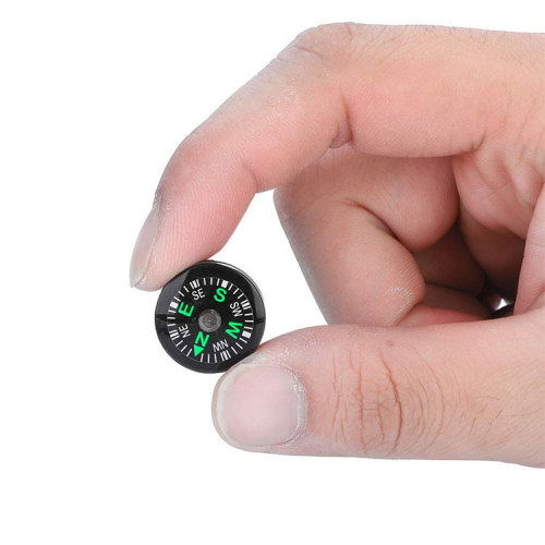 Hiking Survival Compass Hard Shell Filled Mini Magnetic Camping Scratch Compass