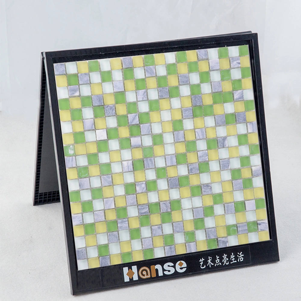 Foshan Wholesale Bright Color Glass and Stone Mosaic Supplies