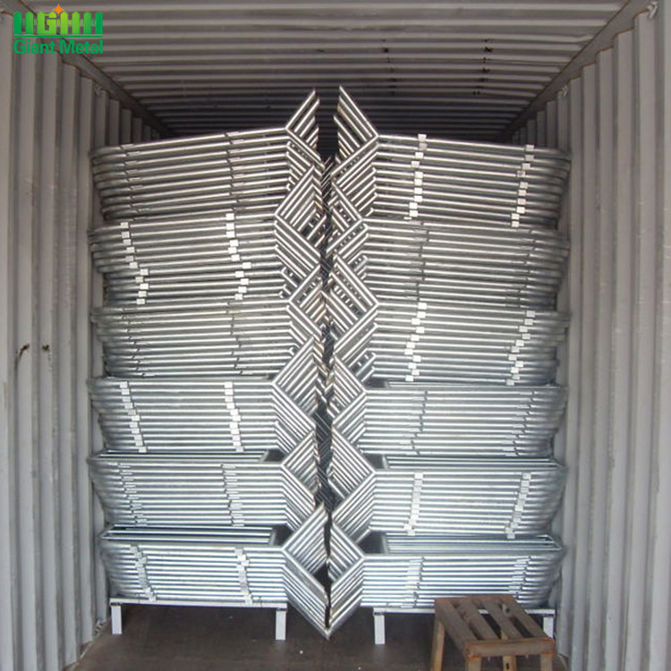 Temporary Galvanized Road Safety Traffic Crowd Barrier Fence