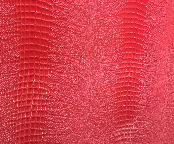 Patrón de cocodrilo de PVC de cuero Crocodile Pattern PVC Leather