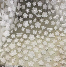 3d flower embroidery french laces fabrics