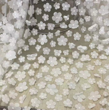 3d flower embroidery french laces fabrics