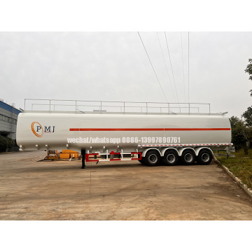 80,000 liters 4 Compartments 4 axles Fuel Tanker Semi Trailer