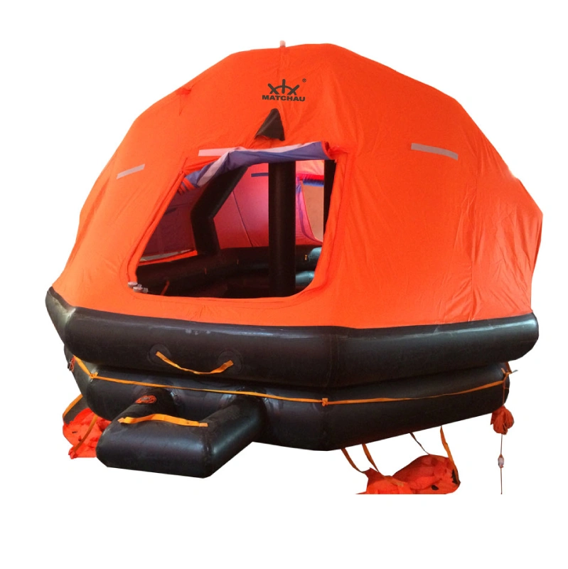 Ec and CCS Approved Throw Over Type Inflatable Life Raft for 15p