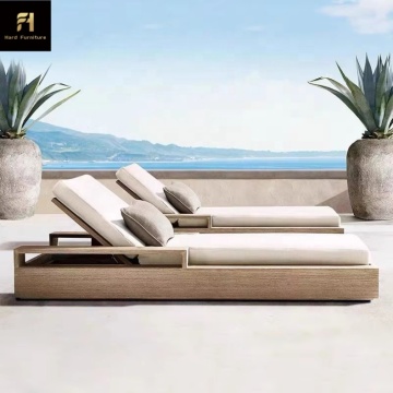 Teak Wood Chaise Lounge Garden Furniture