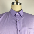 Męskie z długim rękawem Purple Color Shirts Premium Cotton